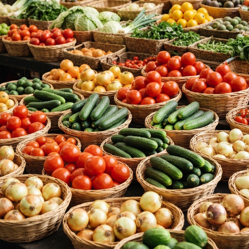 Seasonal and sustainable eating